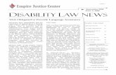September 2008 Issue 5, 2008 DISABILITY LAW NEWSonlineresources.wnylc.net/docs/September2008DAPNews.pdf · Disability Law News —September 2008 Page 2 only in English; and that Due