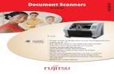 Document Scanners - Fujitsu...workgroup Document Scanners fi-5950 • 135 ppm / 270 ipm op 300 dpi in kleur en zwart-wit (A4 liggend formaat)• Scannen van A8 – A3• Kofax VRS