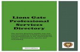 Lions Gate Professional Services Directorylionsgatehoa.org/LGProfServDir2019.pdf · 2 Air Conditioning / Heating Company: Good Plumbing, Heating & Air Conditioning Address: 737 Hagey