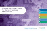 NSQHS Standards Guide for Dental Practices Services · 2019-09-23 · NSQHS Standards Guide for Dental Practices and Services Working towards !accreditation Australian Commission