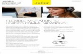 Flexible migration to UniFied CommUniCations/media/Product Documentation/Jabra... · 2013-10-17 · Flexible migration to UniFied CommUniCations With Jabra LiNK™ 280 Jabra GN2000