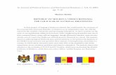 Republic of Moldova versus Romania: the cold war of national ... - …monica.heintz.free.fr/Republic of Moldova versus Romania- the cold … · cover. The intention to include Romanians
