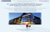 Arnold and Madaleine Penner - Medical Education · 2019-10-02 · Arnold and Madaleine Penner . 8. th. Annual Musculoskeletal Repair and Regeneration Symposium . Thursday, October
