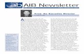 AIB Newsletter - vol. 11, no. 1 - 2005 Q1 · 2009-08-31 · AIB Newsletter is published quarterly by the Academy of International Business Executive Secretariat. For more information,