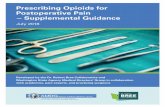 Supplemental Guidance on Prescribing Opioids for...Prescribe ≤7 days (e.g., up to 42 pills) of short-acting opioids for severe pain. Prescribe the lowest effective dose strength.