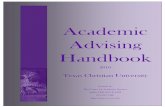 Advising Handbook 2014 Advising Handbook 2015.pdf · 2016-09-29 · positive, open-ended questions that help students optimize their educational experiences and achieve their dreams,