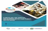 CARTILHA DO EDITAL MICROPROJETO ... - Portal Cultura PE€¦ · CARTILHA DO EDITAL MICROPROJETO CULTURAL 2019/2020 (81) 3184-3026