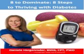 8 to Dominate: 8 Steps to Thriving with Diabetes...8 to Dominate: 8 Steps to Thriving with Diabetes Continued bottle and start drinking!!! I cannot stress this enough. We all know