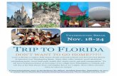 TRIP TO FLORIDA - Perkiomen Schooloutstanding meals, resort hotel pools, health club, tennis courts, and park transportation. We will leave Perkiomen School on November 18 for a flight