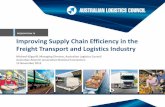 Improving Supply Chain Efficiency in the Freight Transport and ... · Australian Airports Association National Convention 13 November 2012 . ASIAN WHITE PAPER • Australia’s large