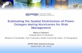 Estimating the Spatial Distribution of Power Outages during Hurricanes …smartgrid.epri.com/doc/PwrOutages_Hurricanes_Palmeri... · 2019-06-05 · during hurricanes in the Gulf coast