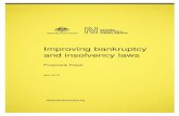 Proposals Paper: Improving bankruptcy and insolvency laws · bankruptcy may be extended to five or eight years, depending on the grounds for that objection. Notice of the objection