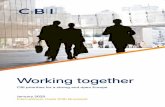 Working together - CBI...4 International Trade: Working together International Trade: Working together 5 Foreword With Europe facing some of the biggest political, environmental and
