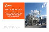EDF’S EXPERIENCES IN HIGH-PERFORMANCE THERMAL POWER … · EDF’S EXPERIENCES IN HIGH-PERFORMANCE THERMAL POWER ... Operation and Maintenance of the production asset Real-time