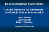 Reconceptualizing Mathematics Course Materials for ...jessica2.msri.org/attachments/13471/13471.pdfReconceptualizing Mathematics Course Materials for Elementary and Middle School Mathematics