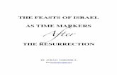 After - The Seed of Abrahamseedofabraham.net/The-Feasts-of-Israel-as-Time-Markers.pdf · 2020-02-23 · THE FEASTS OF ISRAEL AS TIME MARKERS After THE RESURRECTION Avram Yehoshua
