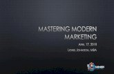 Farmers Marketing Mastering Modern Marketing · 2018-12-01 · Email MailChimp Drip Marketing Automation CRM HubSpotCRM $0 Paid CRM CRM–Sales Force ... Global monthly active users