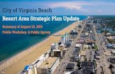 City of Virginia Beach Resort Area Strategic Plan Update · • Need parking for Old Beach Farmer’s Market • Less surface parking and more structured parking • Losing business