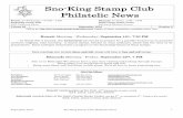 Sno-King Stamp Club Philatelic Newssno-kingstampclub.freehostia.com/SKPhilatelicNews2016-09.pdfSeptember 2016 Sno-King Stamp Club Philatelic News 3 This year's Sea-Pex happens September