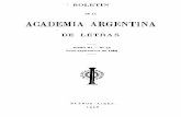 DB LA ACADEMIA ARGENTINA 1943 - 43.pdf · espiritual de,uruguayos y argentinos; a tal punto, que fuera ... de dos pueblos hermanos. Es necesario 1'ecordar que fueron ... sente sus