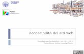 Introduzione al corso - polito.it · Accessibilità web significa che persone con disabilità possono percepire, comprendere, navigare ed interagire con il web, e che possono contribuire