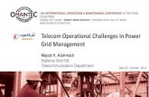 Telecom Operational Challenges In Power Grid …...Operational Challenges 3. Power Grid Security and Cyber Attacks Risks The increase of potential threats and attacks to power grid