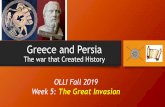 Greece and Persia - OLLI Illinoisolli.illinois.edu/downloads/courses/2019 Fall...And on Persian Gardening •Persian formal gardens were lush, beautiful preserves for the trees, flowers,