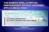 Director, Board Member, Vascory AG · Participatory, connected, and pervasive healthcare Rise of the ePatient & Participatory Medicine Health Information Technology Telemedicine and