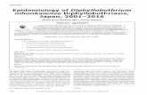 Epidemiology of Diphyllobothrium nihonkaiense ...Jul 13, 2018  · Diphyllobothriasis caused by the adult tapeworm Diphyl-lobothrium nihonkaiense (proposed as Dibothriocephalus nihonkaiensis