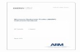 Microwave Radiometer Profiler (MWRP) Instrument Handbook · The Microwave Radiometer Profiler (MWRP) provides time-series measurements of brightness temperatures from 12 channels