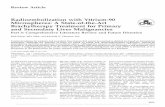 Radioembolization with Yttrium-90 Microspheres: A State-of ... · PDF file Radioembolization with Yttrium-90 Microspheres: A State-of-the-Art Brachytherapy Treatment for Primary and