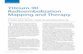 Yttrium-90 Radioembolization Mapping and currently include SIR-Spheres Y-90 resin microspheres (Sirtex Medical Inc.) and glass TheraSpheres (BTG International Ltd.).4,5 OVERVIEW Radioembolization
