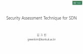 Security Assessment Technique for SDNdslab.konkuk.ac.kr/Class/2015/15SEonSE/presentation/SE...‘SDN Security: A Survey’, IEEE SDN for Future Networks and Services, 2013. 3. Security