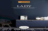 LADY - Jotuncdn.jotun.com/images/Hent LADY Global Farvekort 2015_tcm52-9203… · matte overflader, kan du vælge LADY Supreme Finish Mat til panelerne og LADY Pure Color til væggene.