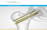Cannulated Screw System - Acumed · Acued® Cannulated Screw Syste Surgical Technique 4 Instrumentation Overview ⊲ System includes both threaded and fluted guide wires, designed