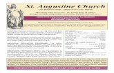 St. Augustine Church · 2019-09-19 · St. Augustine Church 140 MAPLE AVE., NEW CITY, NY 10956 “Becoming what we receive - the Living Body of Christ - through worship, discipleship,