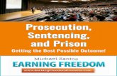 Prosecution, Sentencing, and Prison · Defense Attorney: To argue for the lowest sentence, a defense attorney will rely upon the law and pre-viously decided cases. Defendants can