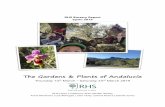 RHS Bursary Report: The Gardens & Plants of Andalucía · de Antequera, Los Alcornocales Natural Park, Sierra de Grazalema, Ronda and Sierra Nevada will give us a thorough insight
