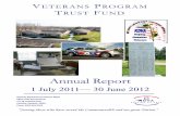 Annual Report - Veterans Trust... · PDF file 1. Begin operating the Pennyroyal Regional Veterans Center for homeless veterans in Hopkinsville - $99,000 2. Support for Homeless Veterans