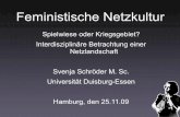 Feministische Netzkultursvenja.blogsport.eu/files/2012/10/2009-11-femnet-svenja.pdf · Motivation Einerseits: steigende Anzahl queer- feministischer Inhalte im Web2.0 Andererseits: