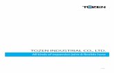 TOZEN INDUSTRIAL CO., LTD. · HIGH ENGINEERING EXPANSION JOINT assigned under EJMA, ASME or UOP To absorb axial movements (elongation and compression) on piping systems caused by