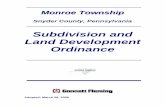 Subdivision and Land Development Ordinance - Home - Monroe 2016-03-23¢  proposed subdivision or land