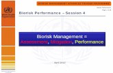 Biorisk Performance Biorisk Assessment Page 2 of 50 Page 1 ... · Biorisk Performance – Session 4 April 2012 Biorisk Management = Assessment, Mitigation, Performance . WORLD HEALTH