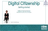 Digital Citizenship - Kelburn Normal School of 18... · Digital Citizenship & Cybersafety issues are not addressed. In our school Digital Citizenship & Cybersafety issues are addressed