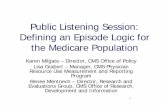 Public Listening Session: Defining an Episode Logic for ... · • Medicare Physician Fee Schedule • Calendar Year (CY) 2009 Final Rule (73 FR 69866) • Interim Final Program Parameters