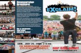 11x17 eXclaim SPONSCHART 15 FINAL...Brochure EXCLAIM! Our History In 2010 a group of Toledo area Catholics created a free, local, family-friendly, daylong outdoor music festival featuring