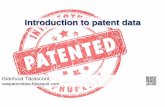 Introduction to patent data - CEEDS · Patent Document front page (USD503889) 2 . The patent document is the data source; For statistical purposes the data must, however, be cleaned,
