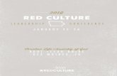 2019€¦ · As we launch into 2019, Red Culture Leadership Conference (RCLC19) is the perfect time to recalibrate our faith, heart, and leadership as we come together and grow our