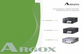 Industrial Label Printer X-Series & G-Series G-6000.pdf · An external switch sets the printer for use with either inside or outside coated ribbons, and an adjustable ribbon guide