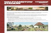 WALTHAMSTOW STADIUM - Microsoftbtckstorage.blob.core.windows.net/site6653/... · Welcome to the first edition of the Walthamstow Stadium construction newsletter. As construction takes